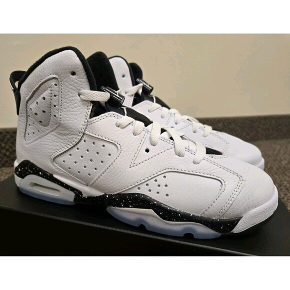 Air Jordan 6 Retro 'Reverse Oreo' (Kids 7Y) 384665-112 - Picture 1 of 8